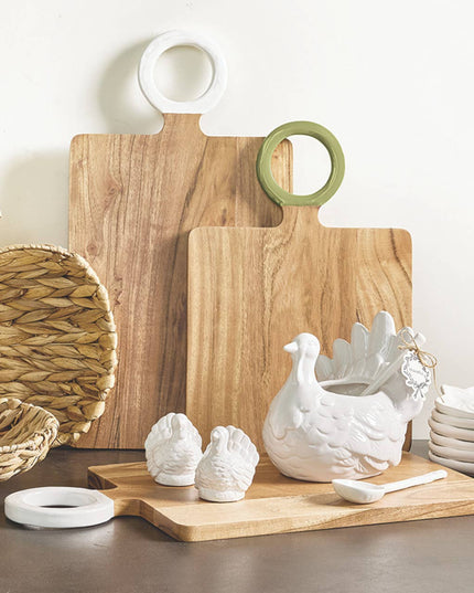 Ceramic Turkey Gravy Boat + Spoon