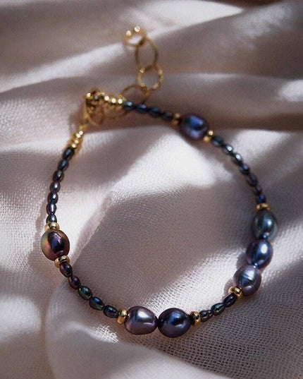 Peacock Pearl Bead Bracelet - Hiwahiwa