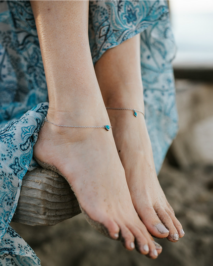 Dir Turquoise Anklet