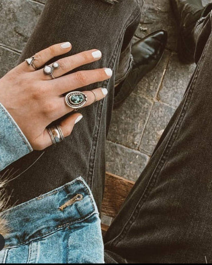 Arc Turquoise Ring