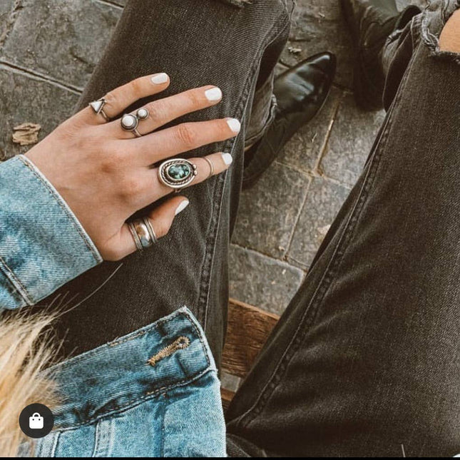 Arc Turquoise Ring