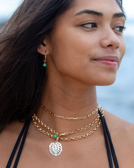 Gold Filled Paperclip Link Chain Necklace - Kala'i: 20 inch