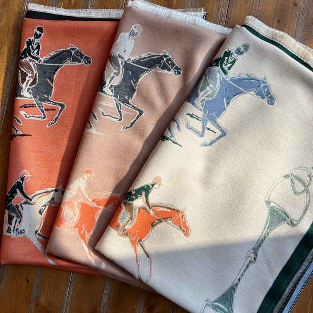 Fox Hunter Jumper Equestrian Horse Scarf