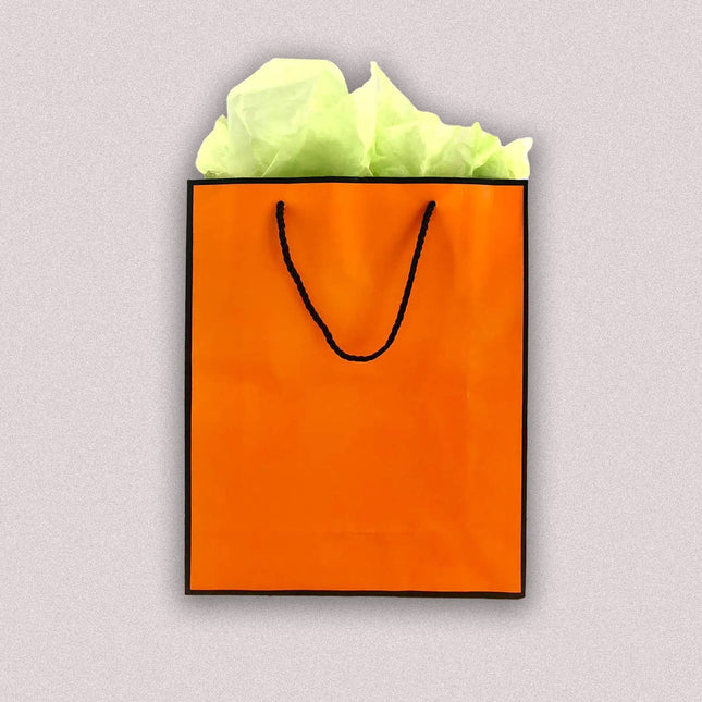 Bright Orange Gift Bag (Size 5)