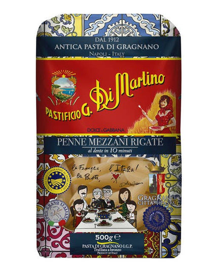 Zia Pia - Penne Mezzane in D&G Packaging by Pastificio Di Martino