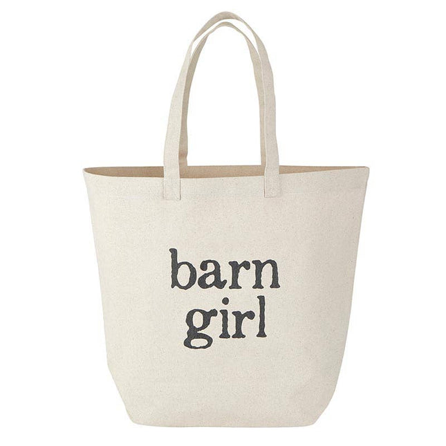 "Barn Girl" Large Canvas Tote