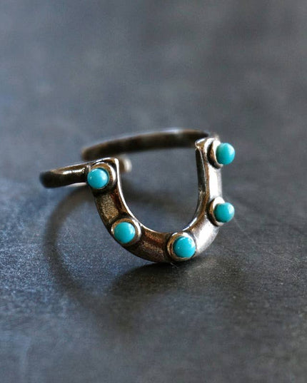 Horseshoe Turquoise Ring