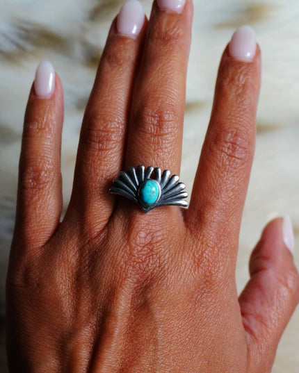 Prayer Turquoise Ring