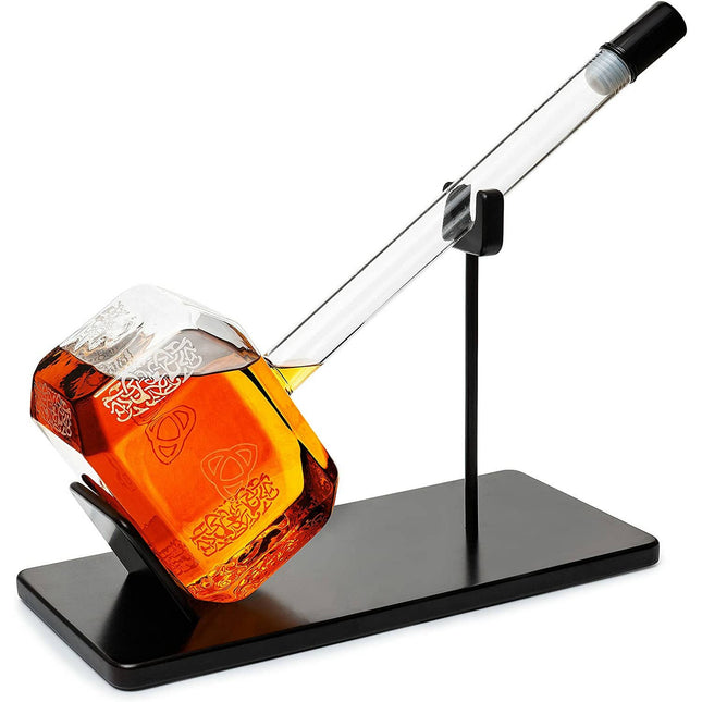 Thor Hammer Whiskey and Wine Decanter