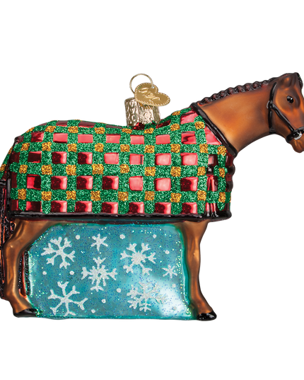 Snowflake Horse Ornament