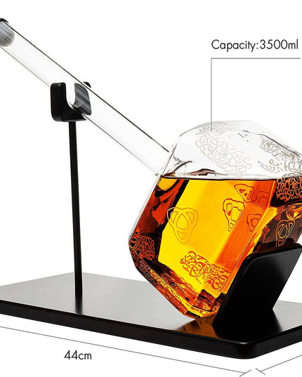 Thor Hammer Whiskey and Wine Decanter