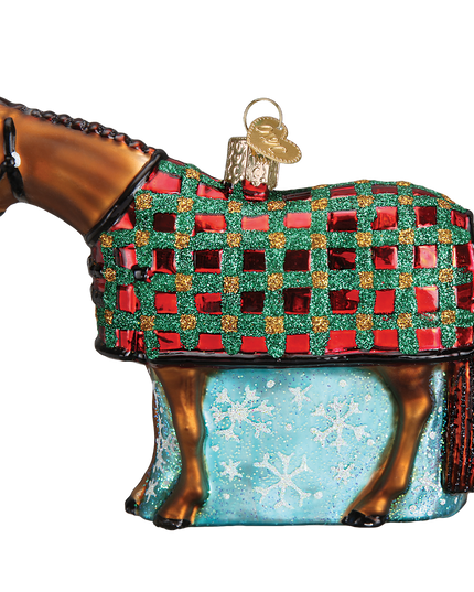 Snowflake Horse Ornament