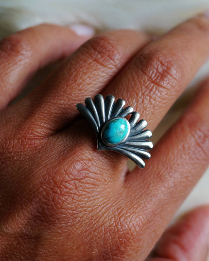 Prayer Turquoise Ring