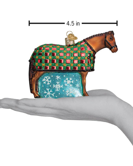 Snowflake Horse Ornament