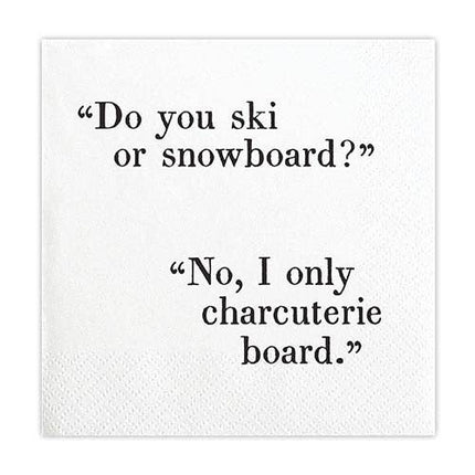 Do You Ski? - Cocktail Napkins