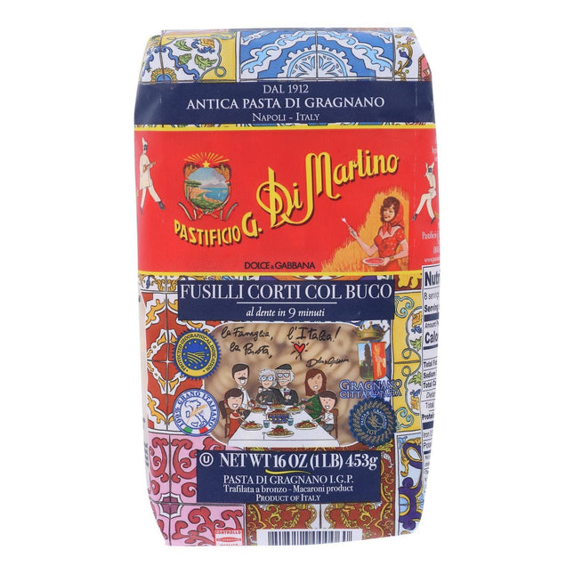Zia Pia - Fusilli Corti in D&G Packaging by Pastificio Di Martino