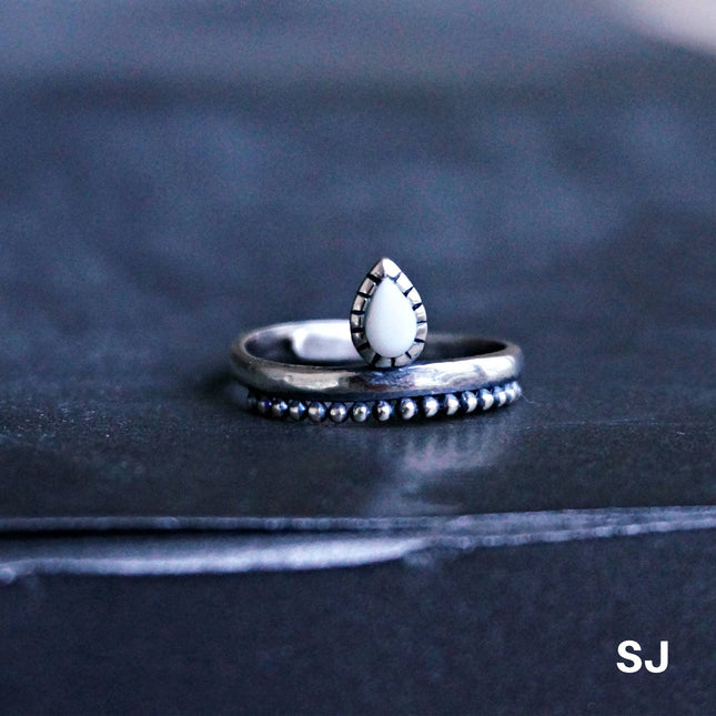 Bipana White Agate Ring * Limited Edition*