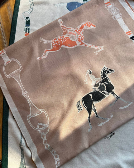 Fox Hunter Jumper Equestrian Horse Scarf