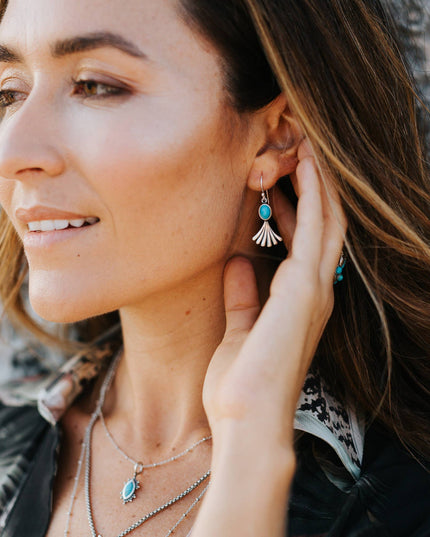 Prayer Turquoise Earrings