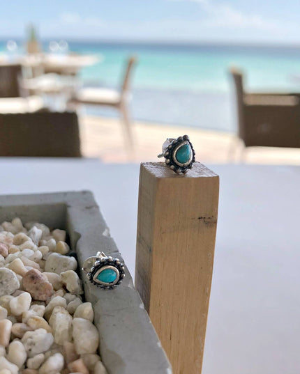 Maya Turquoise Stud Earrings