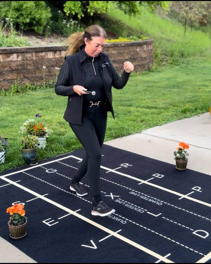 Dressage Arena Practice Your test Outdoor Horse Trainer Rug : 36" x 60"