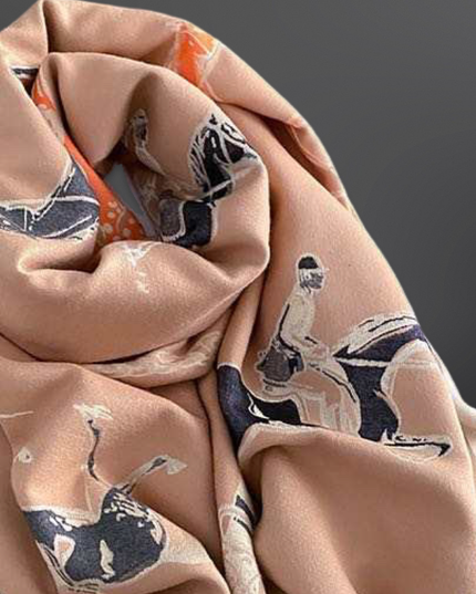 Fox Hunter Jumper Equestrian Horse Scarf