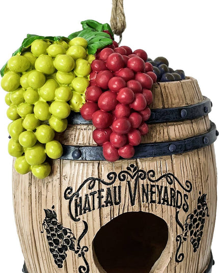Wine Barrel Birdhouse