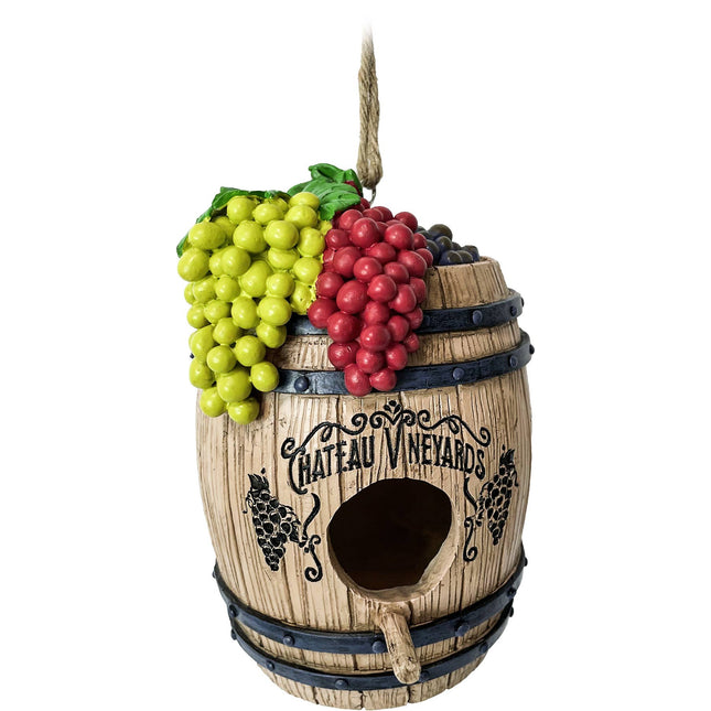 Wine Barrel Birdhouse