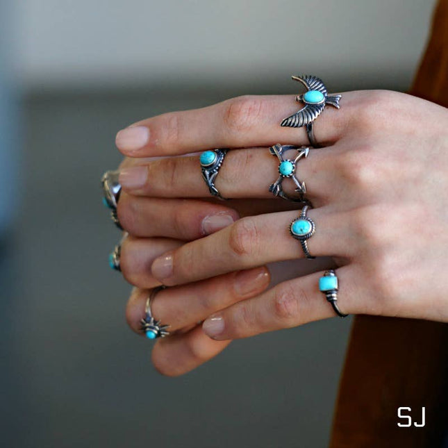 Eagle Turquoise Ring
