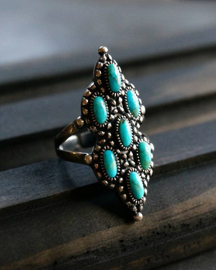 Achilles Turquoise Ring: 6