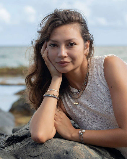 Baroque Pink Pearl Bead Bracelet - Kaimalie