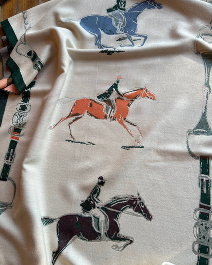 Fox Hunter Jumper Equestrian Horse Scarf