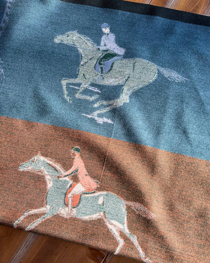 Fox Hunter Jumper Equestrian Horse Scarf
