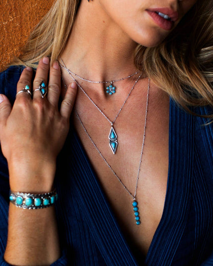 Iris Turquoise Necklace