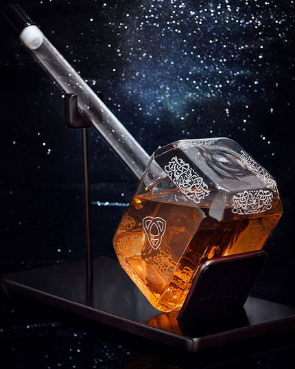Thor Hammer Whiskey and Wine Decanter
