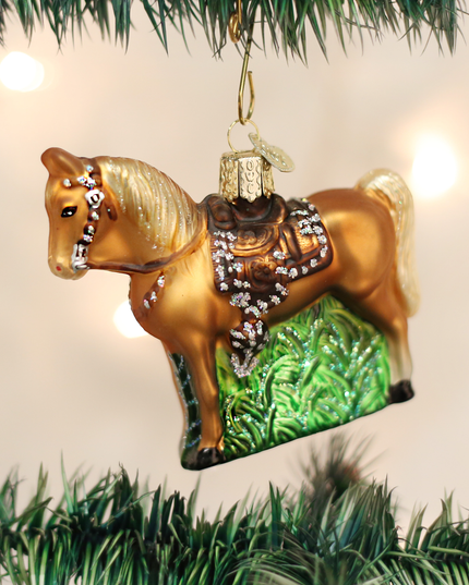 Western Horse Ornament