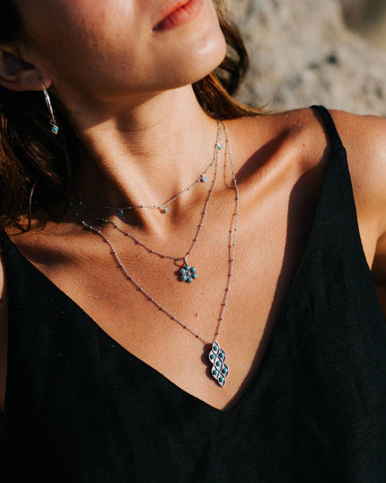 Iris Turquoise Necklace