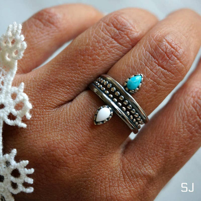 Bipana White Agate Ring * Limited Edition*