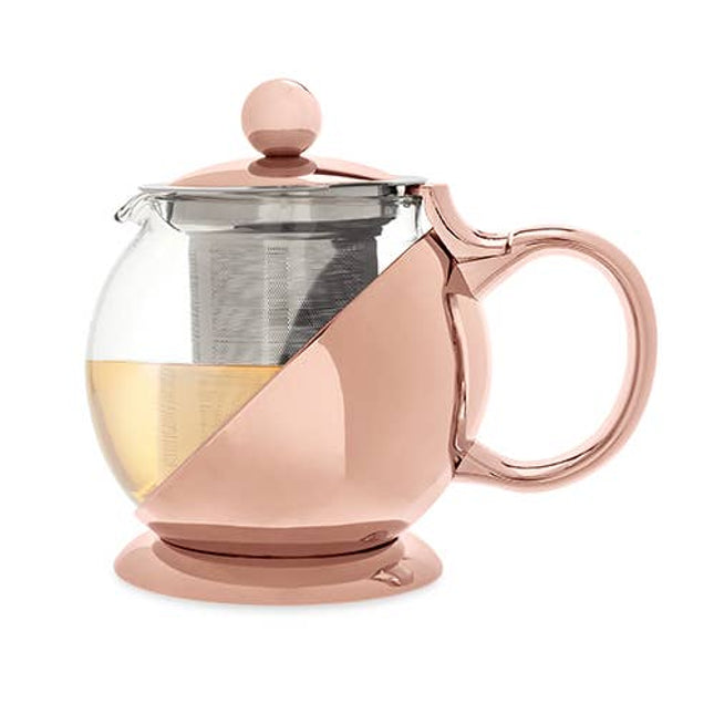 Teapot:: Shelby Rose Gold Wrapped Teapot & Infuser