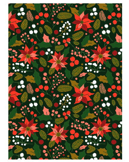 Poinsettia Gift Wrap