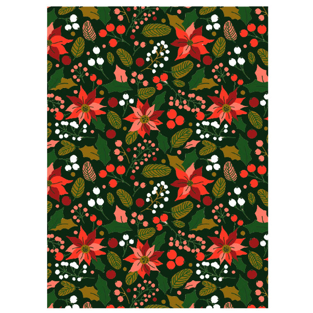 Poinsettia Gift Wrap