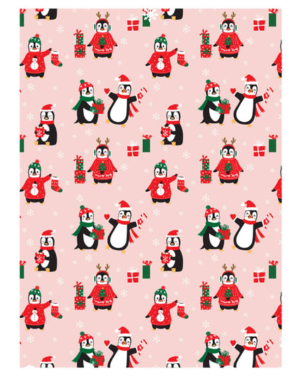 Penguin Christmas Gift Wrap