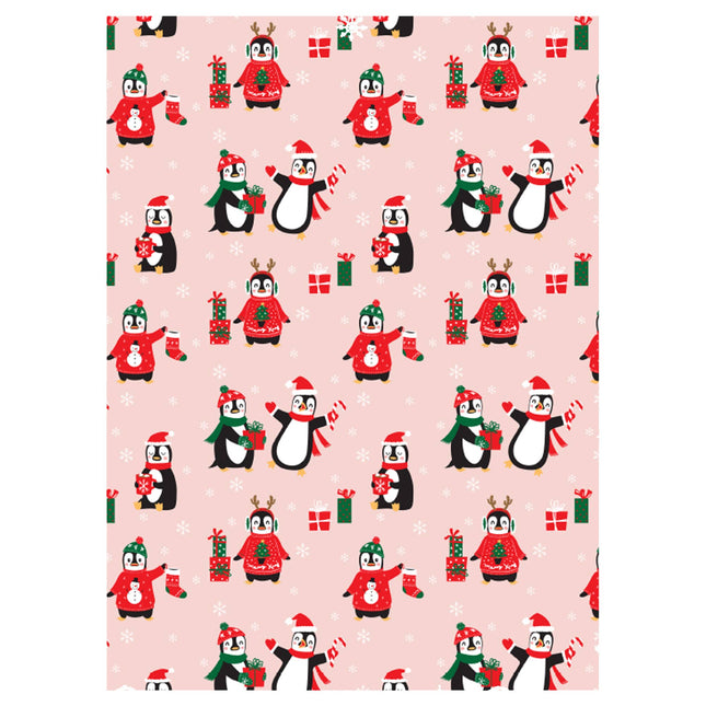 Penguin Christmas Gift Wrap