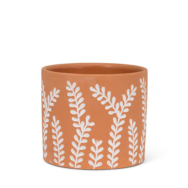 Sm Leaf Sprig Planter-4" H *PLANT INCLUDED!!