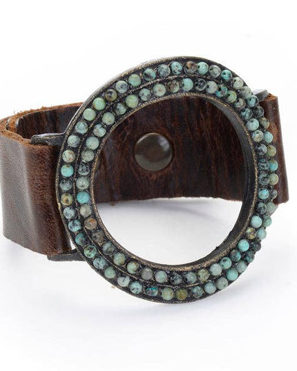 Open Circle Beaded Bracelet