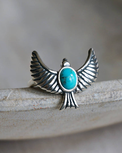 Eagle Turquoise Ring