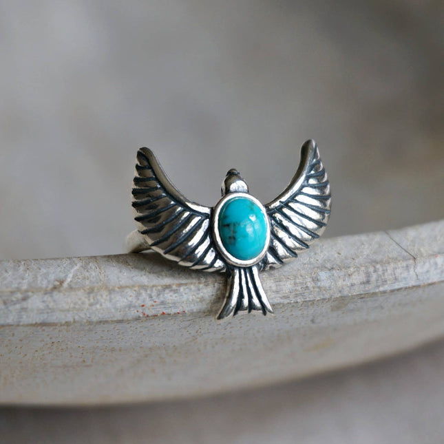 Eagle Turquoise Ring