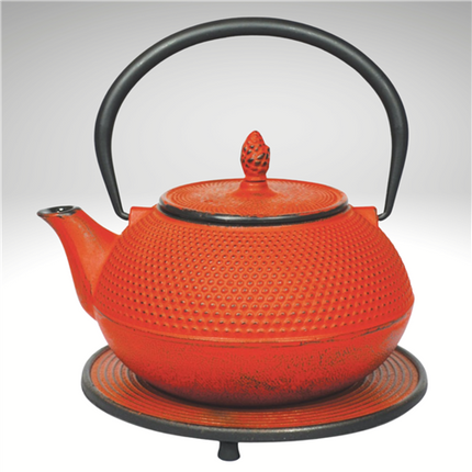 Cast Iron Teapot with Trivet