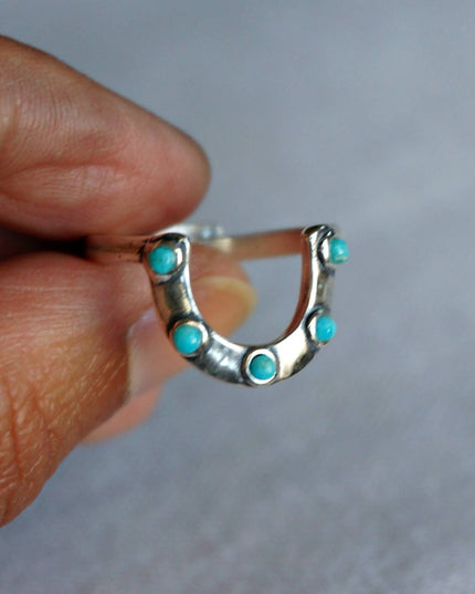 Horseshoe Turquoise Ring
