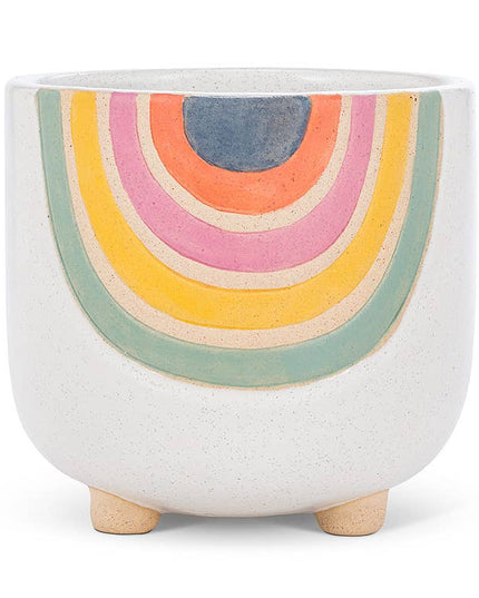 Lg Rainbow Planter - 5"H *PLANT INCLUDED!!